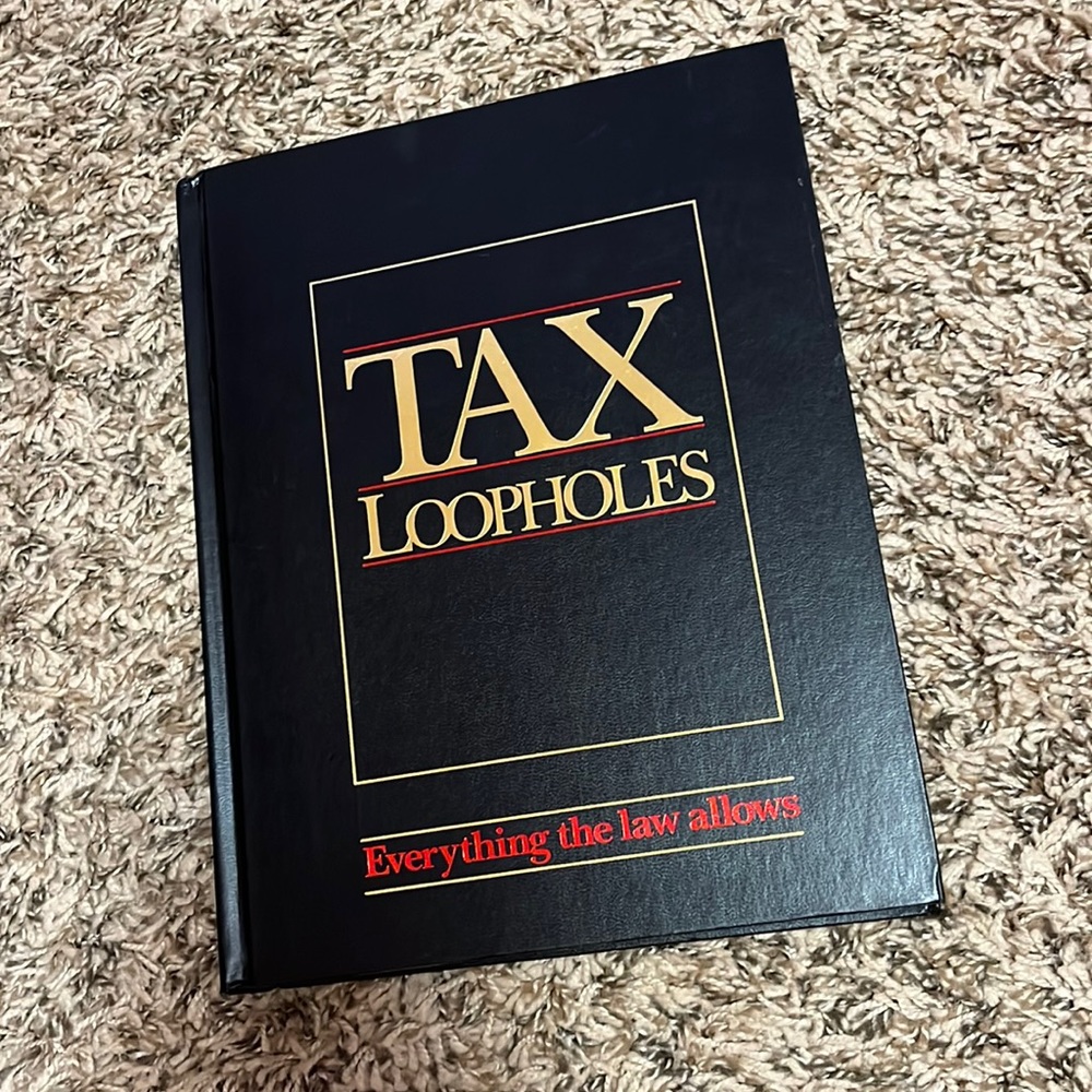 TAX LOOPHOLES BOOK